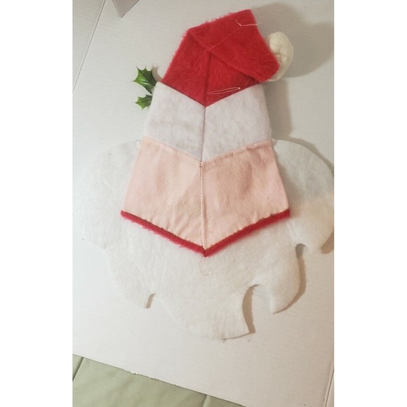 HTF 70's Santakins Felt Santa Face Christmas Door Wall Decor Tree Topper - Picture 2 of 9